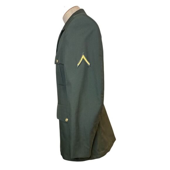 US Army Uniform Jacket By DeRossi & Son Sz. 37R - Picture 3 of 11